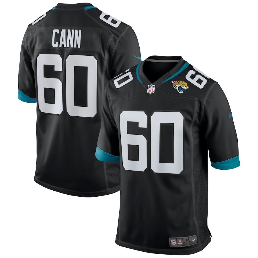 Men Jacksonville Jaguars 60 A.J. Cann Nike Black Game NFL Jersey